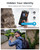 Doorbell Camera Wireless No Subscription - Wireless Video Doorbell with Chime, Doorbell with Camera 1080P Grey, Voice Changer