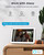 Doorbell Camera Wireless No Subscription - Wireless Video Doorbell with Chime, Doorbell with Camera 1080P Grey, Voice Changer