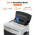 Paper Shredder for Office, 110-Sheet Autofeed Heavy Duty Shredder for Home Office Use, 30 Minutes/Micro Cut/P-4 High Security Level/6 Gallon Large Bin