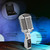 Pyle Classic Retro Dynamic Vocal Microphone - Old Vintage Style Metal Unidirectional Cardioid Mic with XLR Cable - Universal Stand Adapter - Live Performance Studio Recording - PDMICR68SL (Silver)