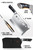 Obliterator Meat & Veggie Cleaver Knife - 9 inch - Gladiator Series R - Wood Stand & Sheath Cover - Razor Sharp Heavy Duty Bone Chopper- 3lbs 6mm Thick - 7CR17MOV Carbon Steel - G10 Handle