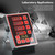 Commercial Kitchen Timer, 4-Channel Digital Timer for Cooking, Loud Alarm Volume +/-, Food Truck Restaurant Supplies, Heavy Duty Stainless Steel Large Timers with Waterproof Panel & Memory Function