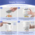 Mason Jar Vacuum Sealer Upgrade Auto Stop and 6 Pack 8oz Mason Jars,Electric Mason Jar Vacuum Sealer Kit for Wide Mouth and Regular Mouth Mason Jars