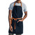 Professional Chef Apron with Pockets & Adjustable Bib - For Cooking & Grilling, 12oz 100% Cotton Canvas, Midnight Blue