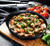 Saute Fry Pan - Pre-Seasoned Cast Iron Skillets Set 3-Piece Frying Pan comprised of 6", 8", and 10" Cast Iron Pan - Easy Use in the Oven, Stove, Grill, or Campfire - Black