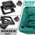 16"x16" Height-Adjustable High Step Aerobic Platform with 4 Risers for Home Gym Exercise Fitness Workout, Cardio and Jumping (Green)