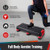 33.5" Aerobic Exercise Folding Step Platform for Home Workout, Configurable 3 Height Workout Stepper for Office Indoor Home Gym Exercise, Lightweight, Save Storage Space Aerobic Step Platform