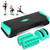 2-in-1 Adjustable Aerobic Stepper with Rocker Balance Board Legs for Home Workout, Step Exercise & Balance Training - Neo Green