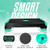 2-in-1 Adjustable Aerobic Stepper with Rocker Balance Board Legs for Home Workout, Step Exercise & Balance Training - Neo Green