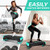 2-in-1 Adjustable Aerobic Stepper with Rocker Balance Board Legs for Home Workout, Step Exercise & Balance Training - Neo Green