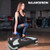 31-Inch Lightweight and Portable Aerobic Workout Stepper Platform with Adjustable Height and Raisers, for Home Workout, Black/Gray