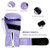 PiscatorZone Boxing Training Gloves Punching Bag Gloves for Women & Adult, Professional Shockproof Gloves for Training Playing Muay Thai, Sparring, Fighting Kickboxing (Purple, 10OZ)