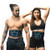 FlexTone Ab Stimulator - Ab Belt Muscle Toner for Men, Women - Abs Machine - Electrical Stimulator System for Strengthening & Toning Core - Muscle Machine Workout Equipment - Home Gym Accessory Black