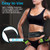 DOMAS Wireless Abs Stimulator Muscle Toner- APP Controlled Bluetooth Ab Belt Abdominal with 12 Modes 40 Intensity Levels and 8 Pcs Replacement Pads EMS Muscle Toning Belt for Women And Man