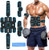 UMATE EMS Muscle Stimulator, Ab Stimulator Belt, Waist Trainer for Woman/Man, Abs Workout Equiptment for Your Home Gym Exercise Gear for Abdomen/Arm/Leg Black
