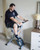 ATIVAFIT Folding Exercise Bike Foldable Fitness Indoor Stationary Bike Magnetic 3 in 1 Upright Recumbent Exercise Bike for Home Workout (Grey)