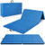 BalanceFrom Folding Gymnastics Mat, Home Gym Floor Tumbling Equipment, Blue