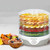 Food Dehydrator Machine with 5 Stackable Clear Trays and Drying Space, 240W Electric Food Preserver and Dryer for Snacks