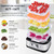 Food Dehydrator Machine, 5 BPA-Free Trays, Adjustable Temperature Control for Beef Jerky, Fruits, Vegetables, Includes Recipe Book