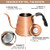 Pour Over Coffee Kettle with Gooseneck | Stainless Steel Coffee Tea Kettle (1.2 Liter, 40 fl oz) Copper