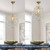 Gold Modern Pendant Chandelier Crystal Raindrop Lighting Ceiling Light Fixture Lamp for Dining Room Bathroom Bedroom Livingroom etc.