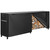 8ft Heavy Duty Indoor Outdoor Firewood Storage Log Rack Combo Firewood Log Cart Carrier