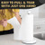 Stainless Steel White Paper Towel Holder Designed for Easy One-Handed Operation Stainless Steel White Paper Towel Holder Designed for Easy One-Handed Operation