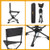 ARROWHEAD OUTDOOR 360° Degree Swivel Hunting Chair Stool Seat, Perfect for Blinds, No Sink Feet, Supports up to 450lbs, Carrying Case, Steel Frame, Fishing, High-Grade 600D Canvas