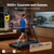 MERACH Treadmill with 15/18% Auto Incline, 55"/47"x18"/19" Wide Belt Treadmills, 0.5-8.7MPH/10MPH 3.5HP Brushless Incline Treadmill for Home, 350LBS Foldable Treadmills with Screen & APP & Heart Rate