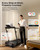 UREVO Foldimix 5L 9% Auto Incline Foldable Treadmill, with Height-Adjustable Desk, 3.0HP Ultra-Quiet Brushless Motor, 400lb Capacity Workstation
