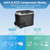Antarctic Star 12 Volt Refrigerator,53QT(50L)Electric Cooler Compressor, Portable Refrigerator -4℉~68℉,Car Fridge 12/24V DC 100-240V AC,Portable Freezer with Wheels&2 Baskets for Camping,Travel,BLACK
