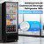 BODEGACOOLER Commercial Beverage Refrigerator, 290L Display Fridge with Soft LED Light, 264 Cans & 120 Bottles Commercial Merchandiser Refrigerator For Kitchen, Home,Office,Garage,Gym,Shop,Man cave