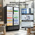 BODEGACOOLER Commercial Merchandiser Refrigerator, 36.8 Cu.Ft Upright Display Beverage Cooler, 2 Glass Door Display Refrigerator with Soft LED Light, Adjustable Shelves, 4 Strong Castors(Black)