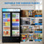 Ferueo Commercial Beverage Refrigerator, 30 Cu.ft. Fridge Display Glass Door Upright Display Door with Adjustable Shelves LED Light for Restaurant,Grocery Stores,Office
