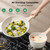 13 Pcs Pots and Pans Set, Nonstick Cookware Sets White Granite Induction Cookware, Non-toxic Healthy Non stick Kitchen Cooking Set with Frying Pans Set, Saucepans (PFAS/PFOA/PFOS Free)