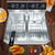 Commercial Deep Fryer with Basket, 16.8 QT Stainless Steel Electric Countertop Fryer with Double Tanks and Temperature Control for Restaurant and Home Use, 1800 W+1800 W