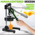 Cast Iron Manual Juicer – Heavy-Duty Hand Press Orange & Lemon Squeezer, Commercial Grade Hand Juicer Press, Easy-to-Clean Fruit Press (Black)