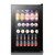 Yeego Beverage Refrigerator Cooler, 85 Cans Drink Mini Fridge with Glass Door for Soda, Beer or Wine, Beverage Cooler with Digital Temperature Control from 34°F to 54°F for Home, Office or Bar (Black)