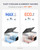 EKOJUCE 12 Volt Refrigerator, 43 Quart Electric Cooler, Car Fridge 12V/24V DC 100~240V AC, Portable Freezer -4℉~68℉, APP Control, Portable 12V Refrigerator Fridge for Truck, RV, Camping,Travel