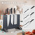 4 Pieces Knife Block Set With Magnetic Knife Block Holder, Ultra-Sharp Japanese Kitchen Knife Set, High-carbon Steel Chef Knife Sets With Full Tang Handle Design