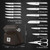 imarku Kitchen Knife Set with Block and Built-in Sharpener, Japanese Stainless Steel 14-Piece Knife Set with Utility Knife, Dishwasher Safe, Non-Slip Ergonomic Handles, Essential Gift for Home Cooks