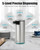 AIKE SensePro Automatic Soap Dispenser Type-C Rechargeable, Brushed Stainless Steel Finish 12.8 fl.oz. for Liquid Soap