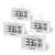Geevon 4 Pack Refrigerator Thermometer Digital Fridge Thermometer IP65 Waterproof with Large LCD Display,Max/Min Record Function,Magnetic Back,for Fridge,Freezer Scenarios