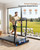 WELLFIT Foldable Treadmill with Handlebar, 320LB Capacity Walking Pad for Home Office, Under Desk Folding Treadmills with Incline, Portable Folding Running Machine with App Control & 36"x16" Belt