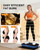 Vibrating Plate Machine,180 Speeds Shake Plate for Lymphatic Drainage Weight Loss, Vibration Fitness Platform 460LB Capacity Whole Body Workout with Bluetooth Home Exercise Gym Equipment for Women Men