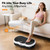 HTM Vibration Plate Exercise Machine - 300 lbs Weight Capacity, 120 Speed Levels, 9 Workout Modes for Home Fitness, Muscle Toning & Weight Loss