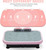 Vibration Plate Fitness Platform, Whole Body Exercise Machine for Lymphatic Drainage, Shaking Workout Board with 120 Speed Levels, Fat Burner and Weight Loss Equipment for Men and Women