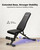 AIRHOP Upgraded Adjustable Weight Bench, Bench Press Full Body Workout, Quick Fold Space Saving, Workout Bench for Home Gym Strength Training