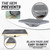 Advanced Wood Balance Board, 360 Degree Rotation and Tilt - Non-Slip 500 lbs Wobble Board for Standing Desk, Physical Therapy and Yoga Practice, Core Strength, Stability for Men, Women, Young and Old