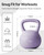 YOTTOY Soft Kettlebell,Kettlebell Anti-Slip Grip Weight for Home Workouts, Kettlebells Set Strength and Safety Guaranteed (Purple, 20 LB)